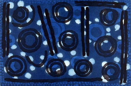 Paddy Japaljarri Sims Yanjirlpiri – Star, n.d. etching 56 x 76 cm 22 1/8 x 29 7/8 in