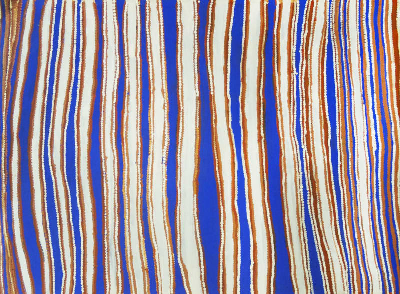 Narputta Nangala Kulata Tjukurrpa, 1997 acrylic on canvas 122 x 166 cm 48 1/8 x 65 3/8 in unframed