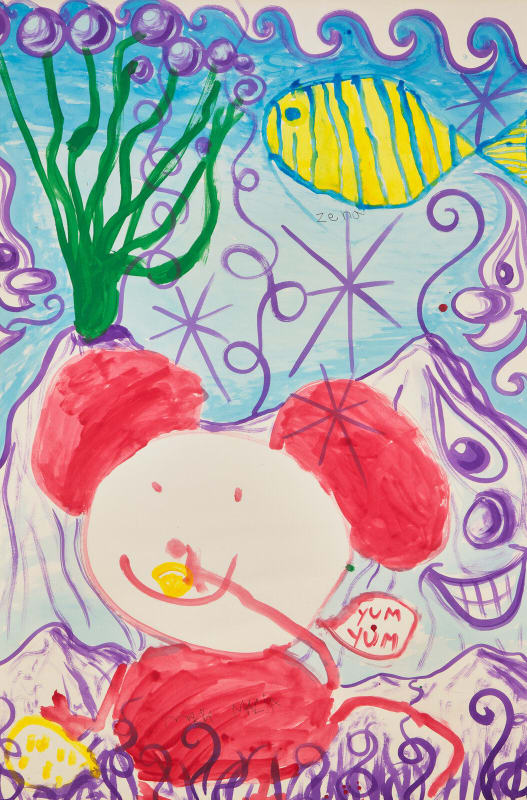 Kenny Scharf, Mouse Eats Cheese Underwater, 1993