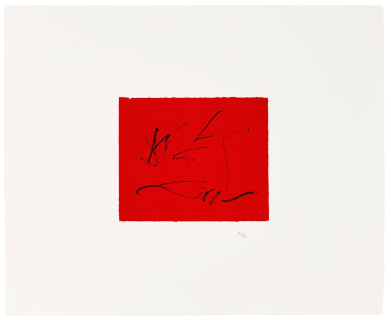 Robert Motherwell, Red Wind, 1987