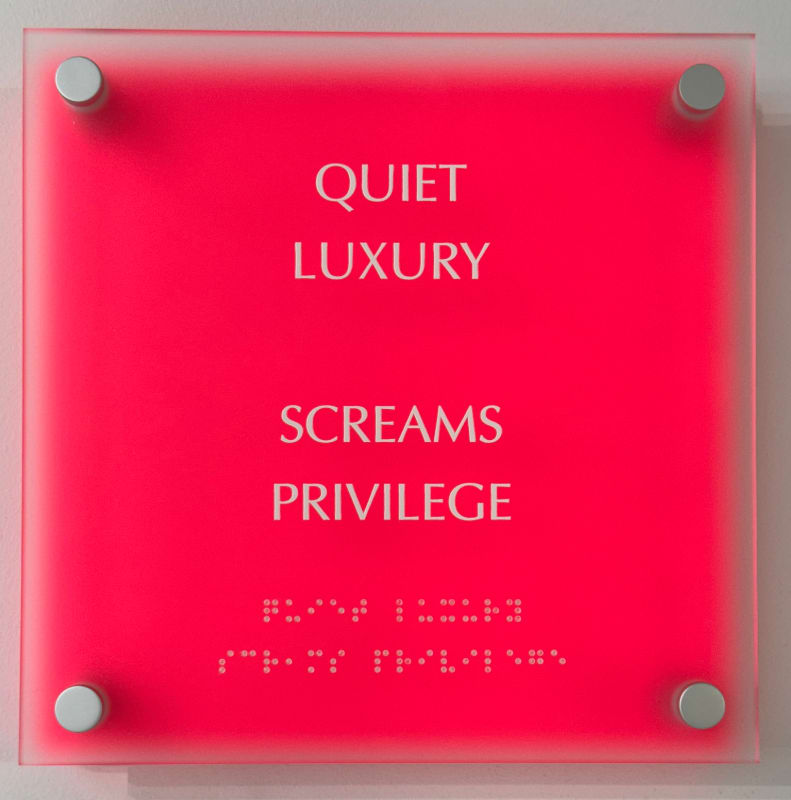 Nancy Gifford, Quiet Luxury, Screams Privilege (From Sound Byte Duet Series), 2024