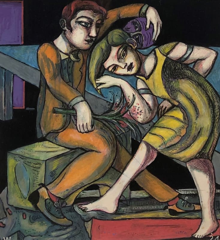 Adrian Wiszniewski RSA, Couple