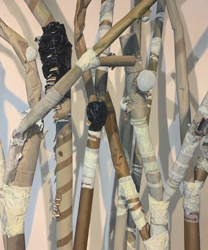 Melanie Guatelli, Can't see the wood or the trees, 2025