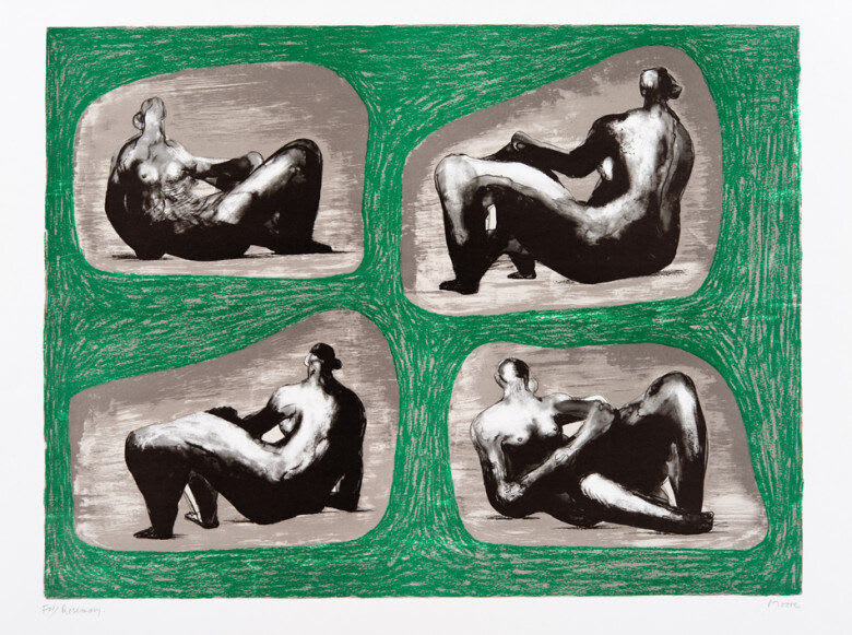 Henry Moore, Four Reclining Figures: Caves, 1974