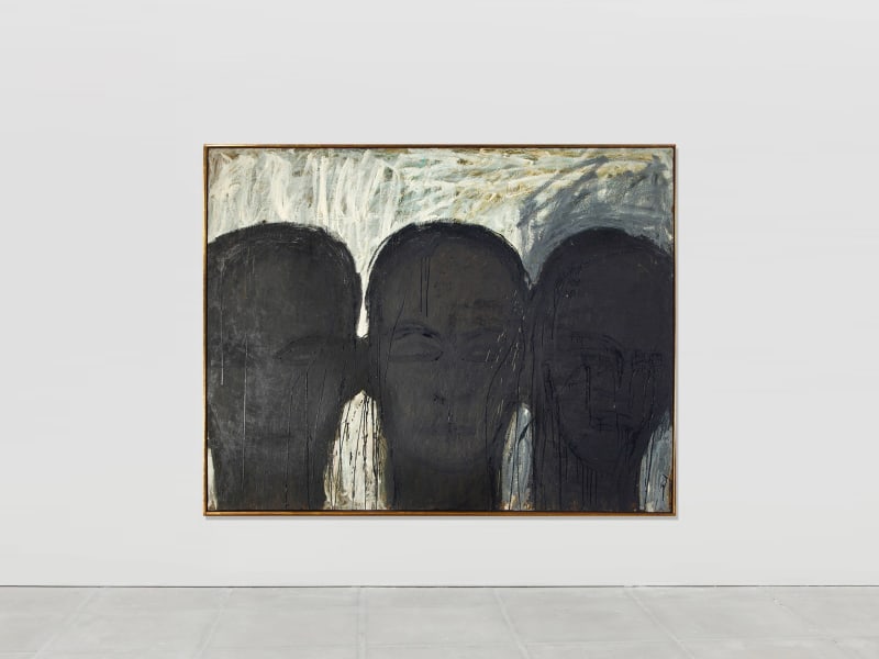 Lester Johnson, Three Men, 1960