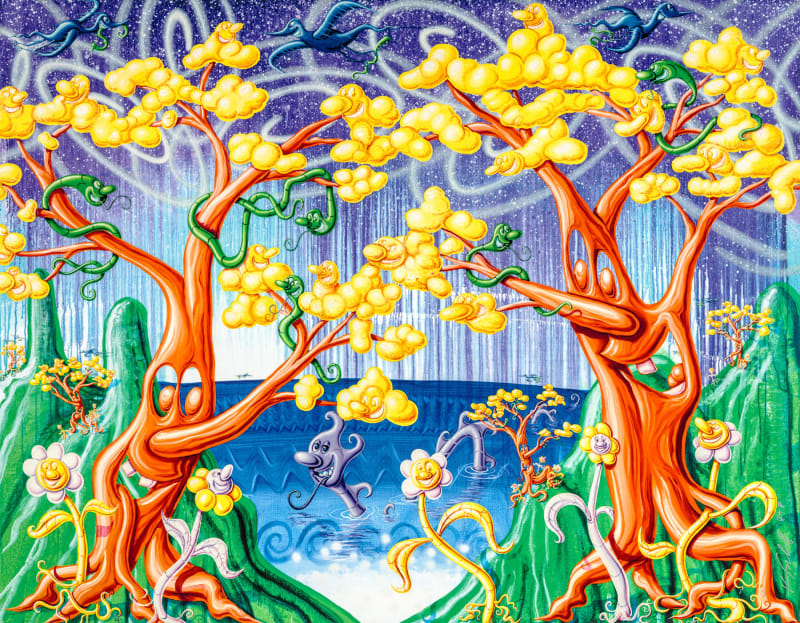 Kenny Scharf, Paradis Perdu, 2022