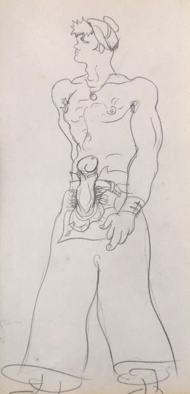 Jean COCTEAU, Sans Titre, c. 1945