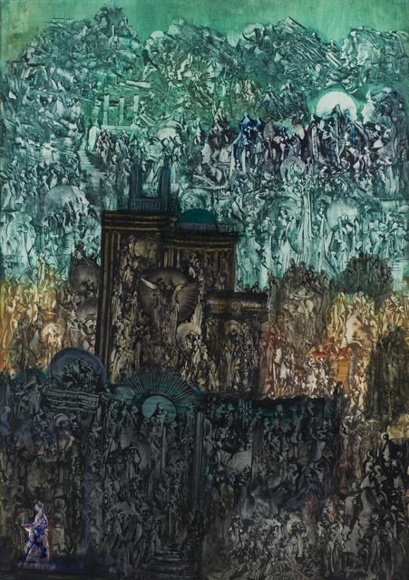 Ali Saeedi Iranshahr 6, 2020 Acrylic on canvas 138 x 97 cm 54 3/8 x 38 1/4 in Framed