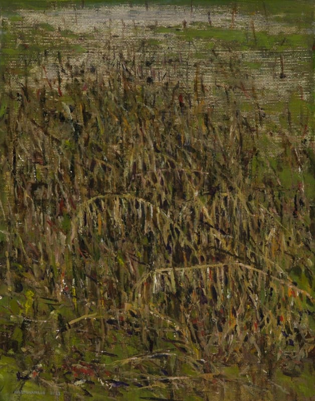 Abbas Nasle Shamloo Enclosure 29, 2022 Acrylic on canvas 45 x 35 cm 17 3/4 x 13 3/4 in