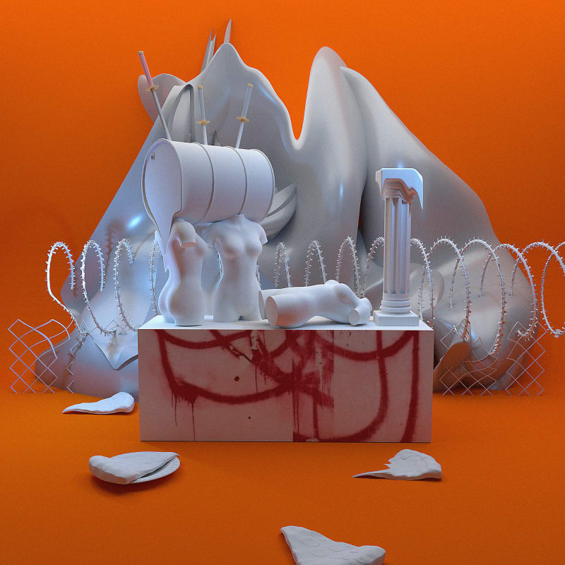 Muvindu Binoy, GOD IS A MESH I, 2019