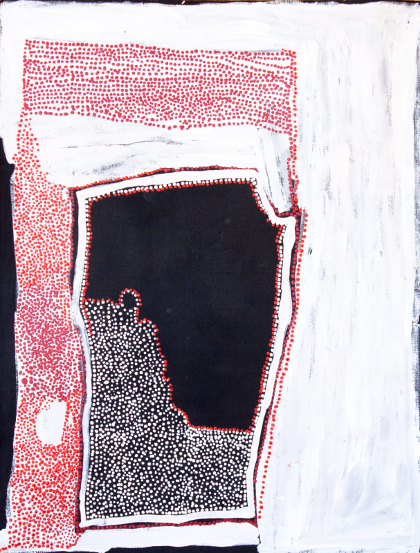 Carlene West Tjitjiti 2014 acrylic on linen 110 x 83 cm