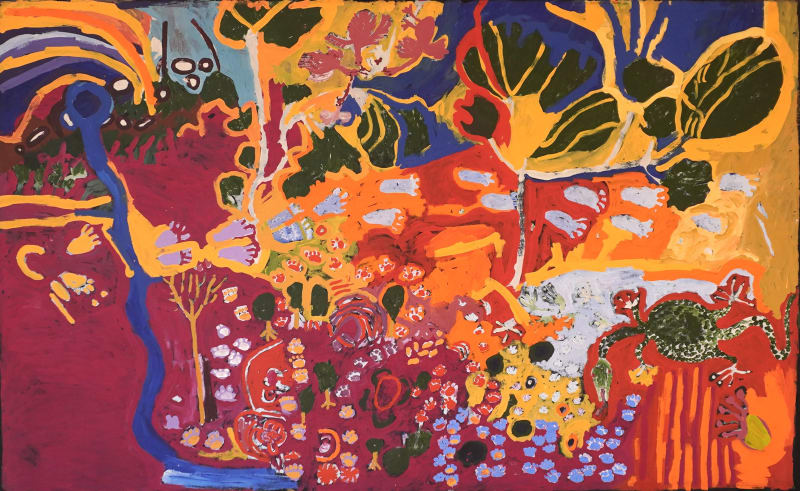 Barney Wangin, Ngintaka Tjukurpa (Perentie Man Creation Story), 2012