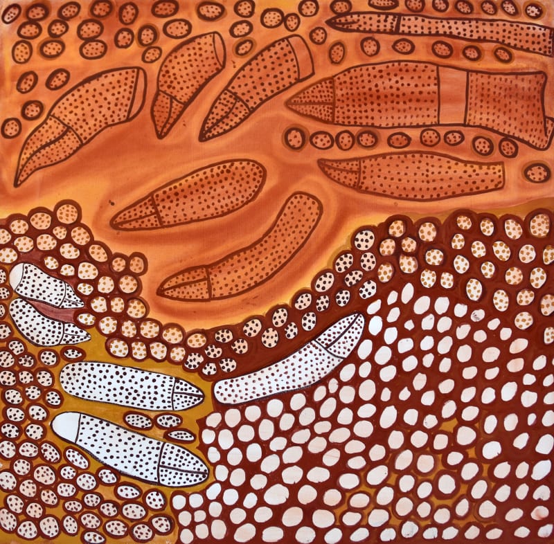 Clarrie Djanghara, Bush Sugar Bag, 2022