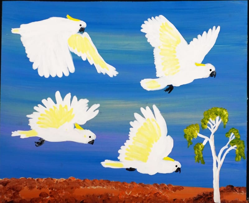 Kukula Mcdonald, Yellow Heads Flying, 2023