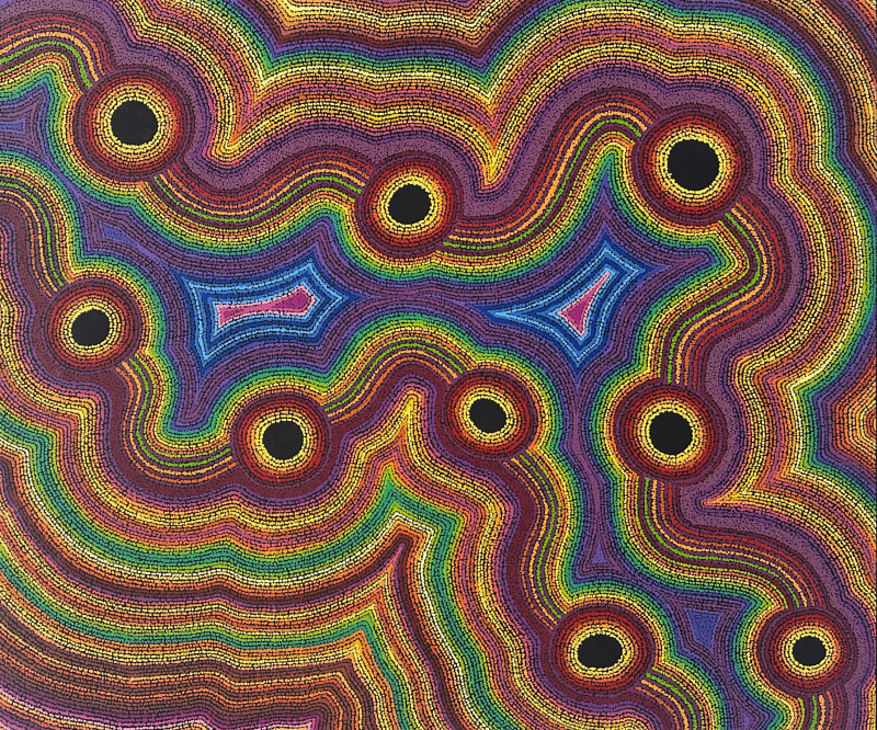 Megan Lyons, Ngayuku Tjamuku Tjukurpa (My Grandfather's story), 2025