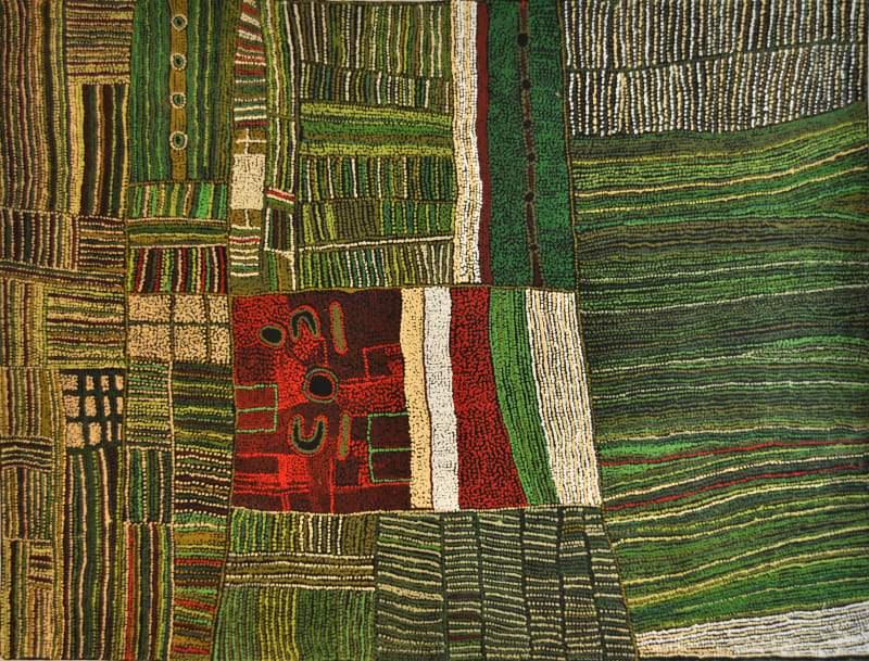 Maringka Baker Minyma Tjuta Tjukurpa acrylic on linen 200 x 147 cm