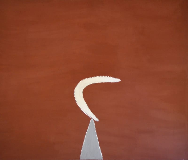 Mabel Juli GARNKINY NGARRANGGARNI natural ochre and pigments on canvas 180 x 150 cm