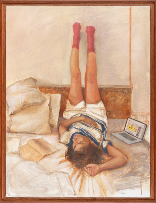 Hemali Vadalia Elevation, 2025 Oil on linen 24 x 18 in.