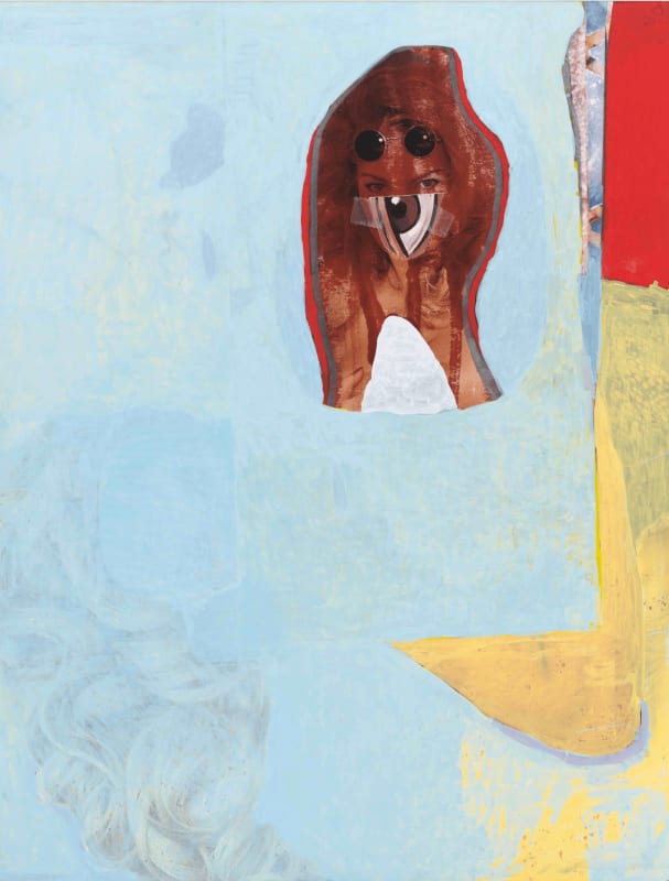 BEVERLY SEMMES, Eye on Blue, 2024