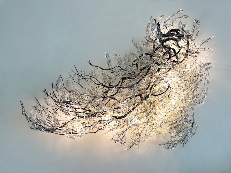 Deborah Thomas, 'Frozen Branch' Wall Light Sculpture, c. 1987