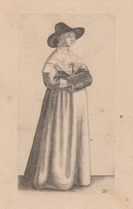 Wenceslaus Hollar, Historical costume - English Costume, 1794