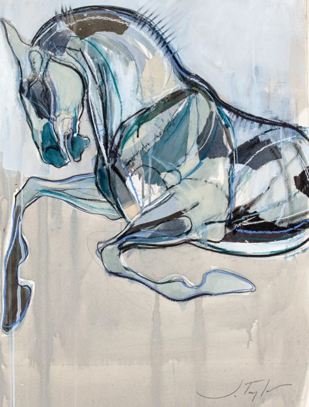 Jo Taylor Spirit Warning Mixed Media 28 x 22 "