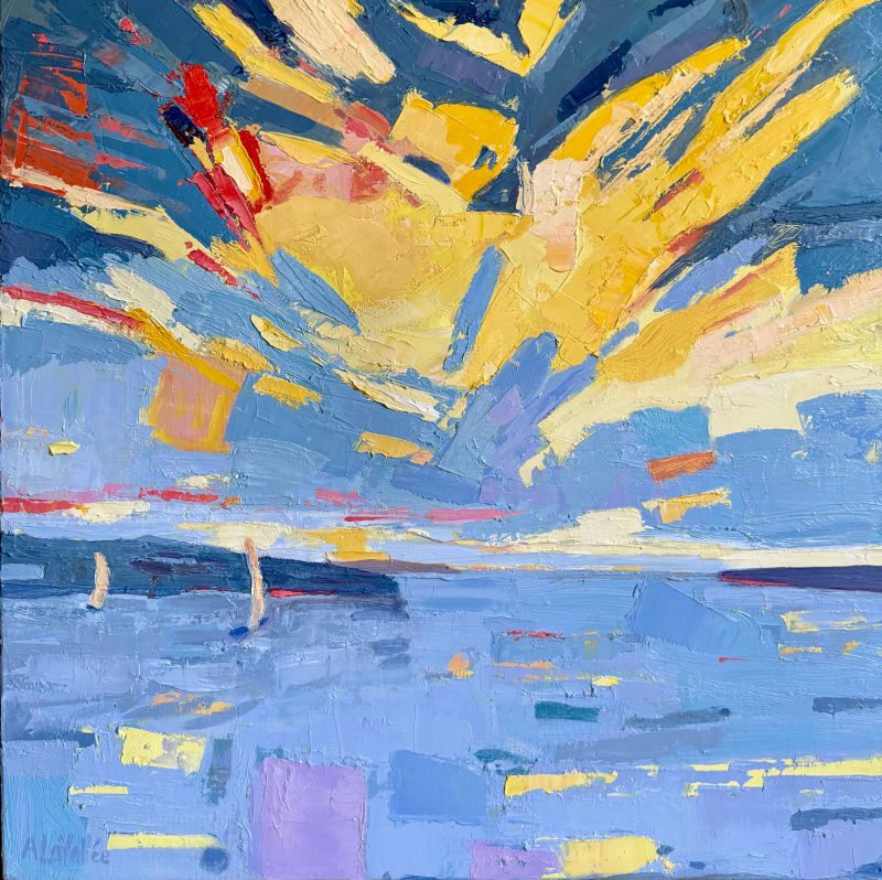 Adrienne LaVallee, Morning Run, 24x24