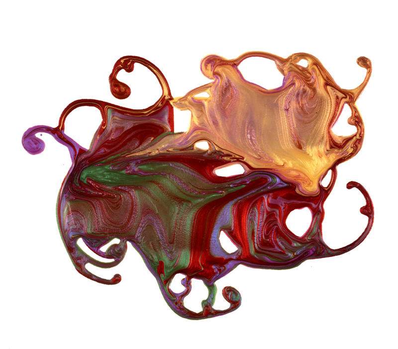 Migratory Thing, 2015 Acrylic and particulates on paper 9 x 10 1/2 in. 22.9 x 26.7 cms