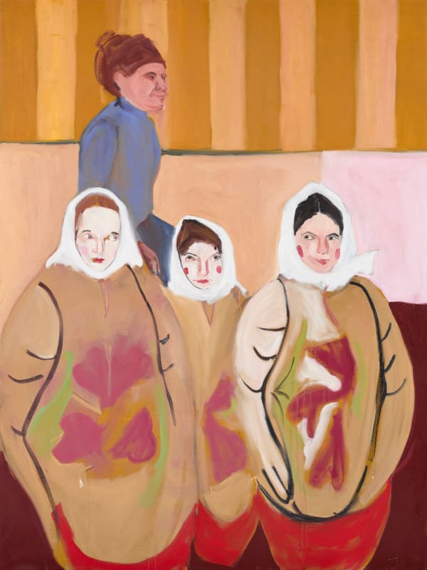 Chantal Joffe, Matrushka Dolls, 2025