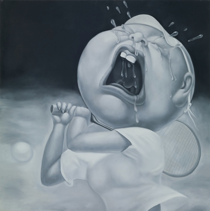 Gabriele Di Matteo China Made in Italy, After YIN JUN., 2009 oil on canvas 150 x 150 cm 59 1/8 x 59 1/8 in Series: China Made in Italy