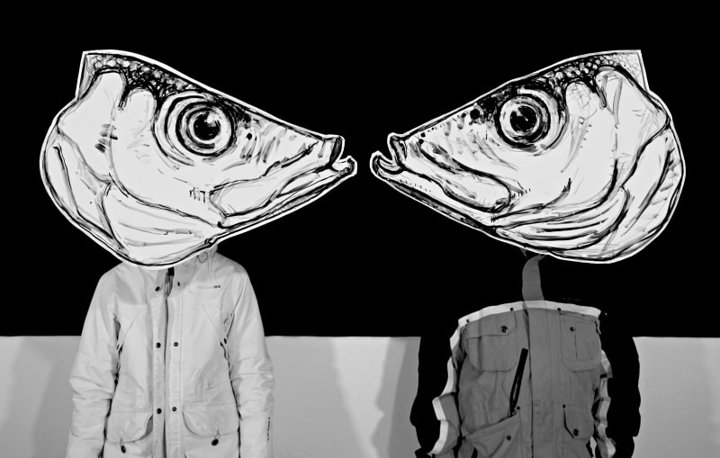 Keith McIntyre, Oidhche Challainn - The Herring Kiss, archival pigment print