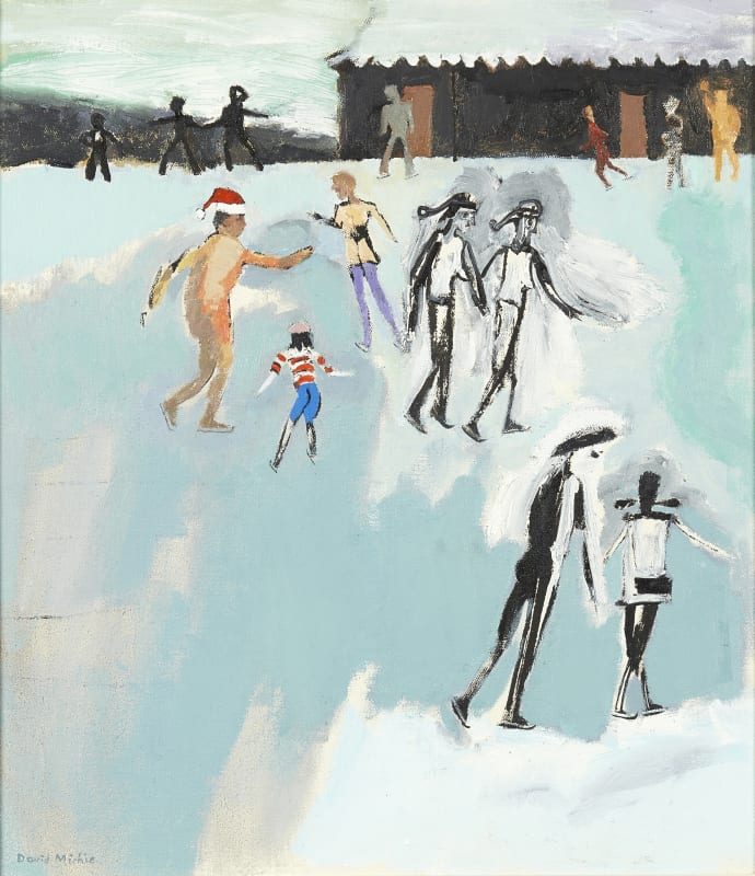 David Michie RSA, Christmas Ice Skaters