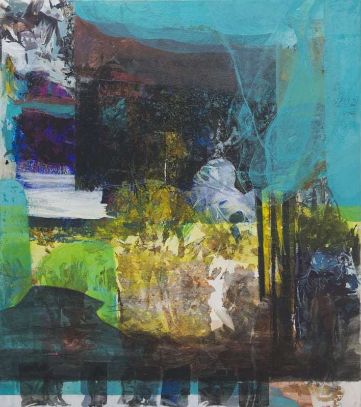 Engdaye Lemma, Beyond the Surface, 2024, Mixed Media on canvas, 170 x 150 cm,