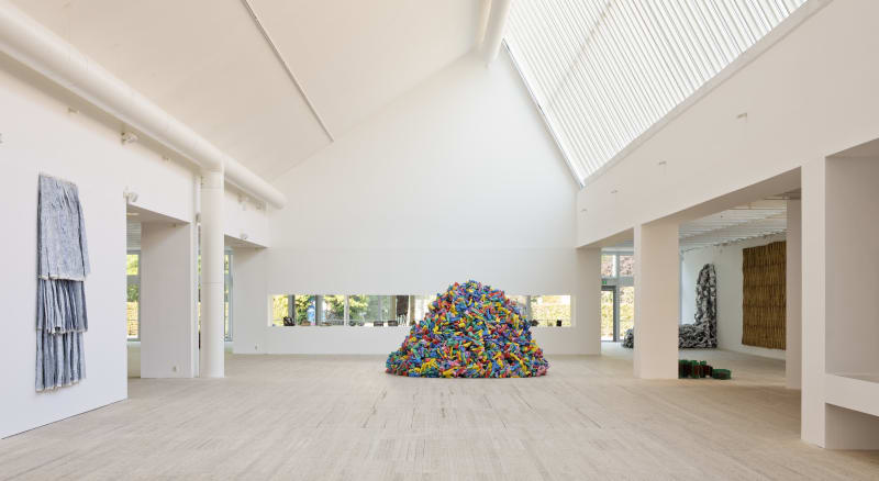 Installation view: Hassan Sharif: I Am The Single Work Artist, Malmö Konsthall, Sweden, 2020. Photo: Helene Toresdotter