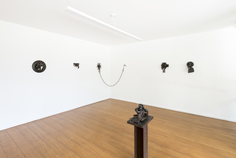 Installation view: Melvin Edwards, auroras, São Paulo, Brazil, 2019. Photo: Ding Musa