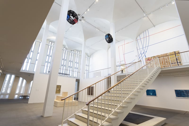 Installation view: Ronny Quevedo: offside, University Art Museum, University of Albany, NY, 2022