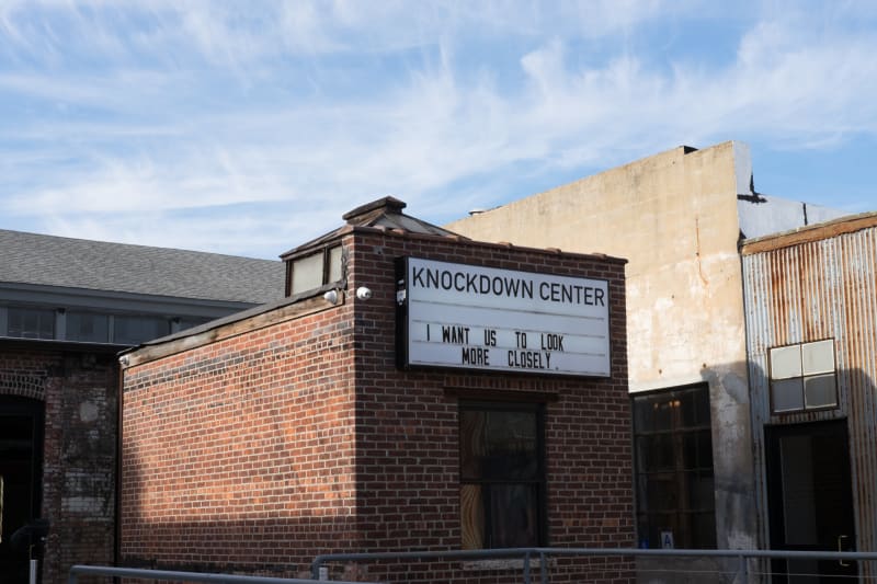 Installation view: Chloë Bass: The Book of Everyday Instruction, Knockdown Center, Maspeth, NY, 2018