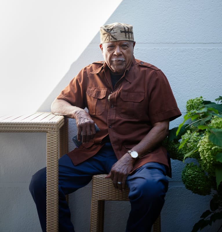 Melvin Edwards, 2023. Photo: Albrecht Fuchs