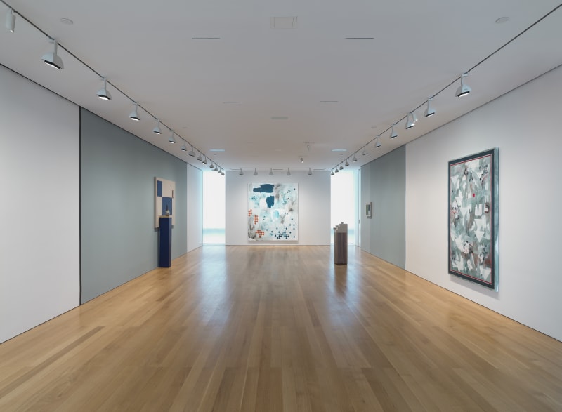 Installation view: Kamrooz Aram: An Object, A Gesture, A Décor, The FLAG Art Foundation, New York, NY, 2018. Photo: Jeffrey Sturges