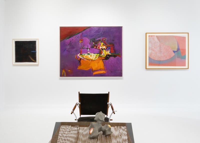 "Hanging / Leaning: Women Artists on Long Island, 1960s–80s," Installation view, Eric Firestone Gallery, East Hampton, NY (2022).