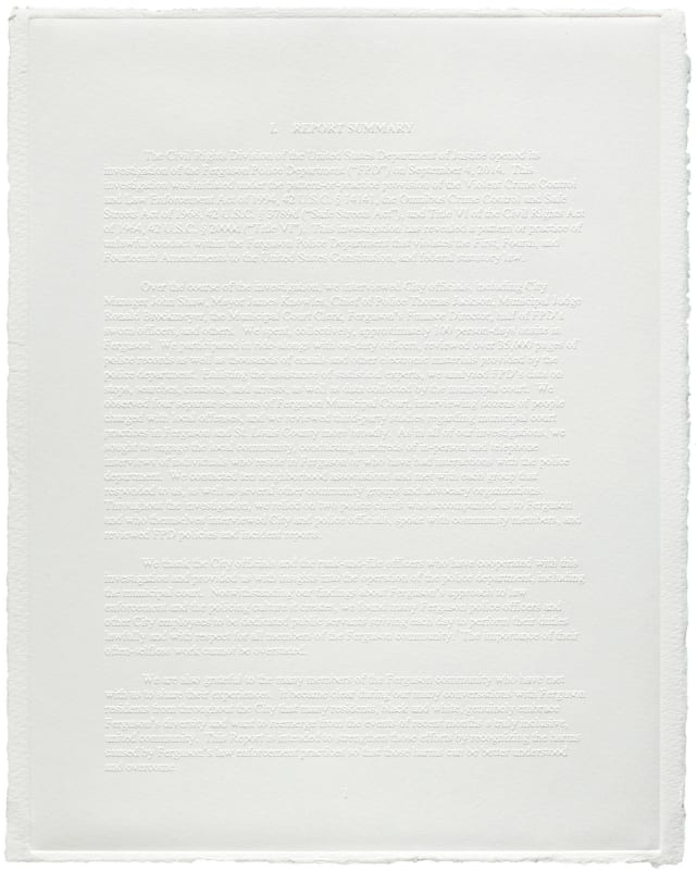 A Pattern or Practice, 2015 (detail)