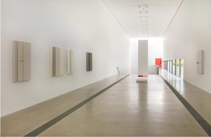 Installation view of "Jennie C. Joens: A Line When Broken Begins Again," Pulitzer Arts Foundation, Saint Louis, MO. (Sept. 5-Feb 1, 2026). | © Jennie C. Jones, Photography by Suzy Gorman. © Pulitzer Arts Foundation