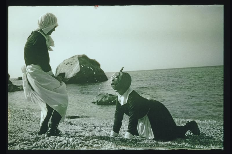 Marlene McCarty and Donald Moffett, "Untitled, 9:53 AM," 1992/2025, ink-jet print, 6 × 9".