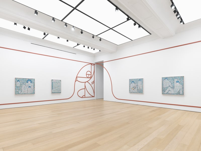 Installation view: Ruby Sky Stiler: Long Pose, Alexander Gray Associates, New York, 2025