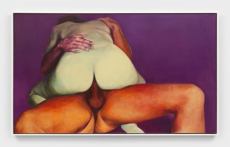 Purple Passion, 1973 Oil on canvas 46 3/4 x 79 1/4 in (118.7 x 201.1 cm) 48 1/2 x 81 x 2 1/4 in framed (123.2 x 205.7 x 5.7 cm)