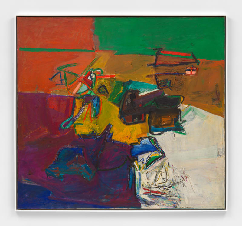 Perfil Infinito, 1966 Oil on linen 69 1/4 x 74 7/8 in (175.9 x 190 cm) 71 1/4 x 76 3/4 x 2 3/4 in framed (181 x 194.9 x 7 cm framed) Collection of the Aïshti Foundation