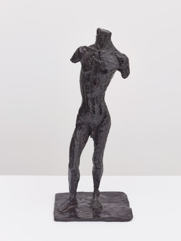 Betty Parsons Untitled (Male Figure), c. 1922 Bronze 15 x 6 1/2 x 4 5/8 in (38.1 x 16.51 x 12.06 cm)