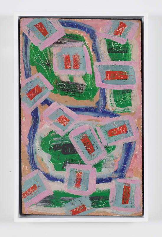 Betty Parsons Untitled, c. 1950 Acrylic on panel 16 x 10 in (40.64 x 25.4 cm)