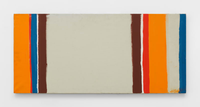 Betty Parsons Vertical, 1968 Acrylic on canvas 18 x 39 1/8 in (45.72 x 99.69 cm)