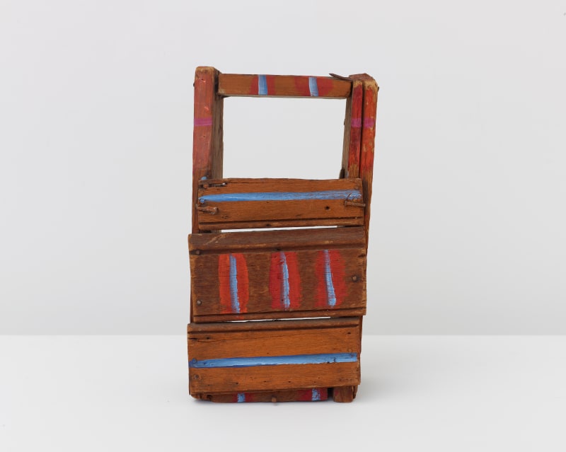 Betty Parsons Punch and Judy Theater, 1975 Acrylic on wood 8 x 9 1/2 x 6 1/2 in (20.32 x 24.13 x 16.51 cm)